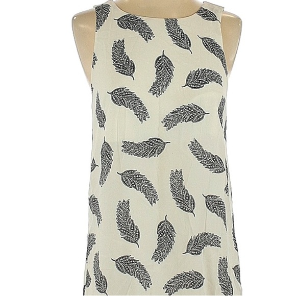 Host Pick-Beautiful H& M Sleeveless Black andIvory Paisley Print Dress in Size 4 - Picture 1 of 4
